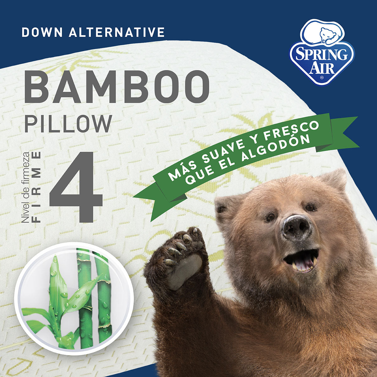 Almohada Bamboo down alternative