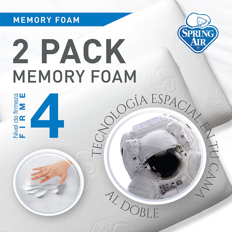 Almohada 2 Pack de Memory Foam