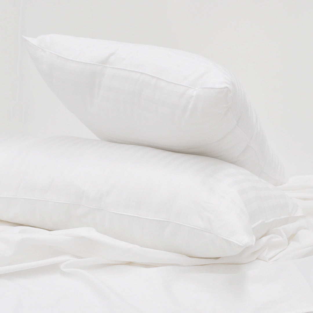 Funda de almohada White Classic con cremallera, tamaño estándar de 50 x 70  cm, 2 unidades, Algodón, Blanco, King