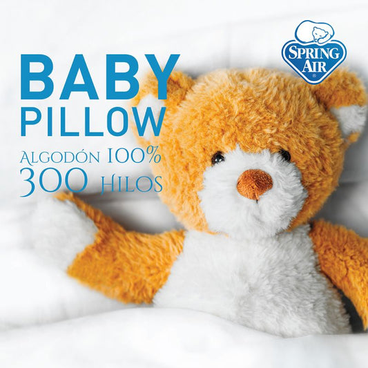 Almohada de Bebe Rosa Metálico