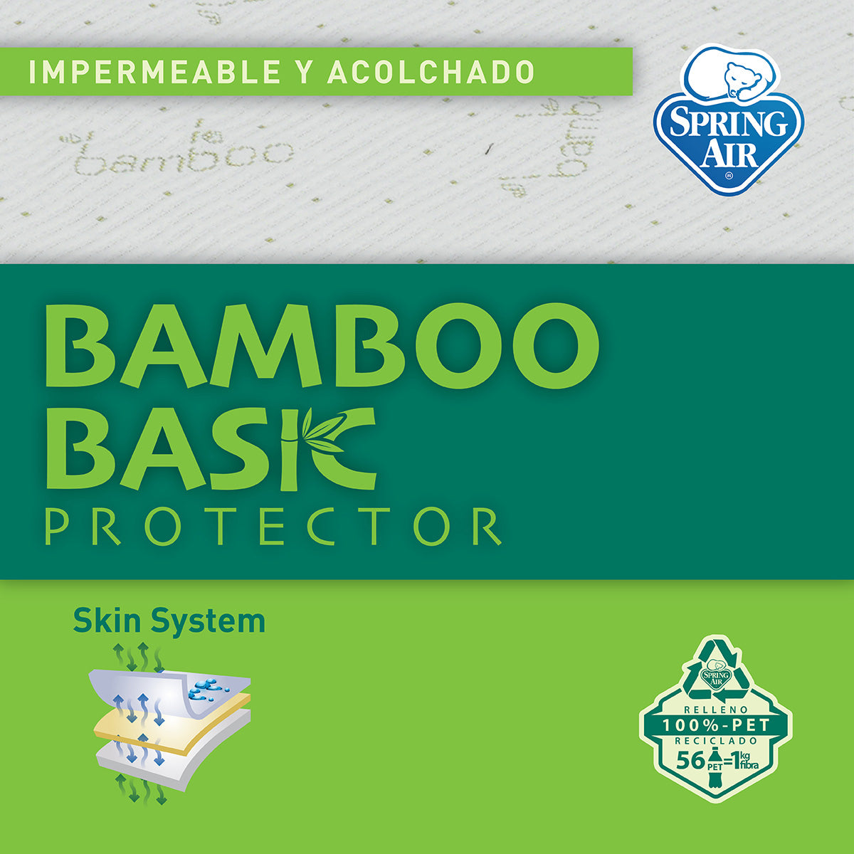 Protector de colchón Bamboo Basic
