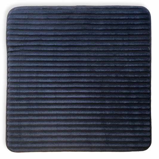 Tapete De Baño Cuadrado - AZUL MARINO