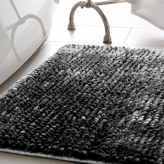 Tapete CHENILLE FURRY - NEGRO